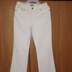 Ivory corduroy Jeans in excellent condition Size 7